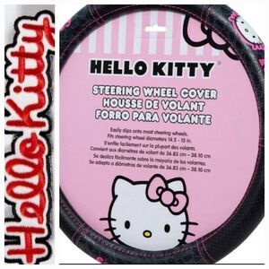 Hello Kitty Logo Speed Grip Steering Wheel Cover